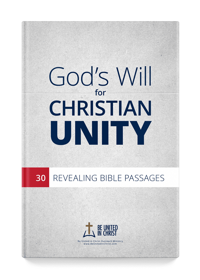 God's Will For Christian Unity Cover