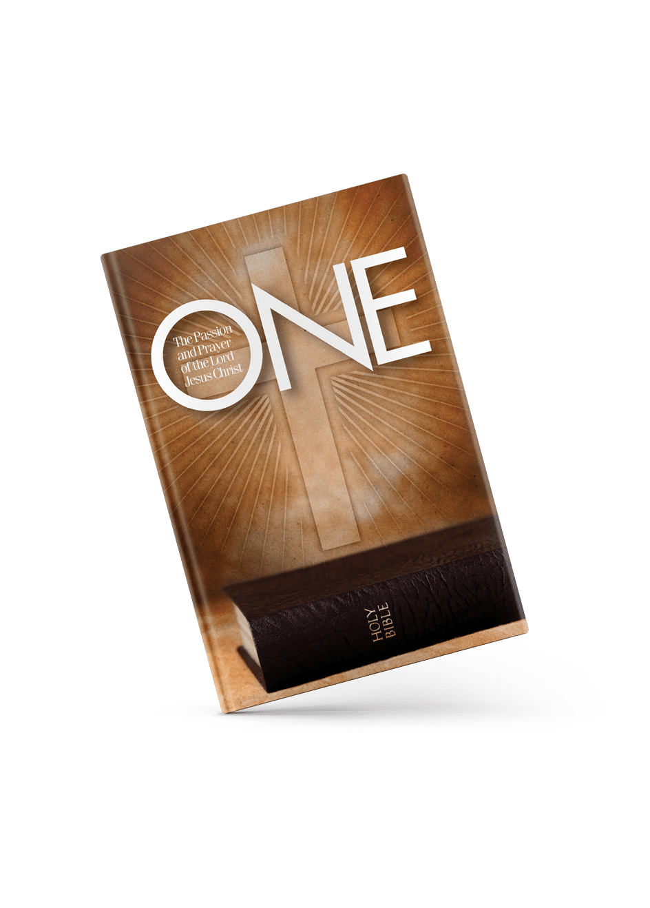 One: The Passion and Prayer of the Lord Jesus Christ Book Cover angle view